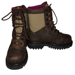 WOLVERINE BIG HORN 8" INSULATED WOMEN'S BOOT SIZE 6 EW‎ MODEL W30113 Waterproof